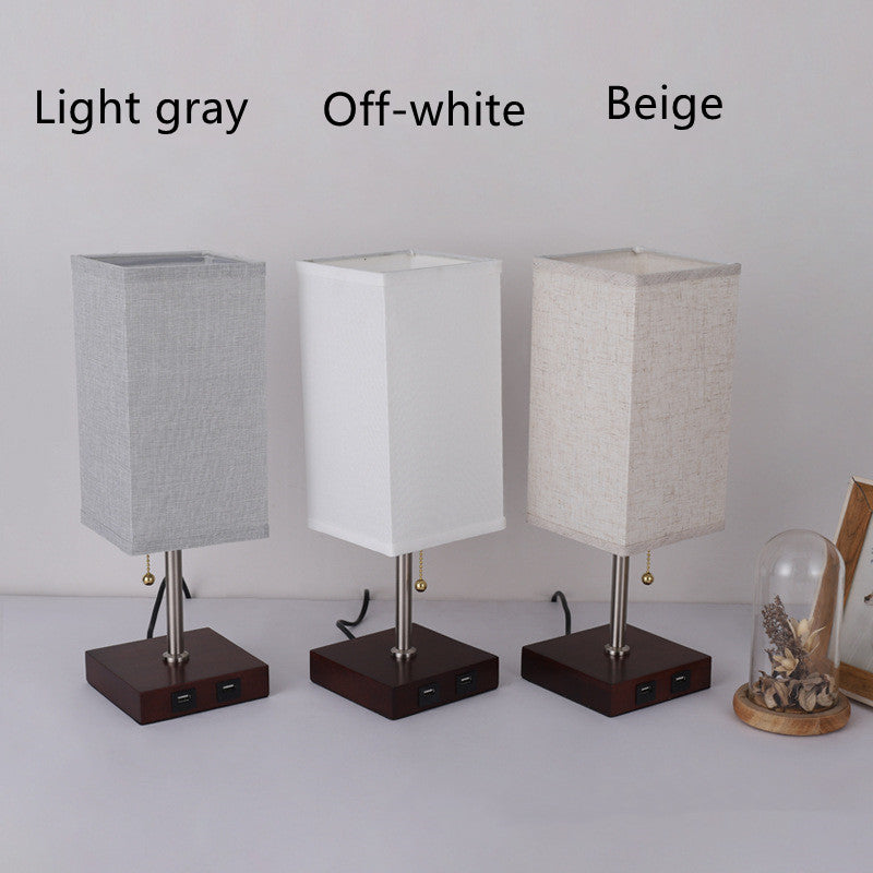 Nordic USB Table Lamp (With Dual USB Charging)