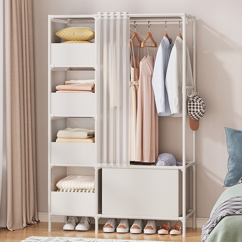 Simple Assembly Wardrobe – Lightweight Metal Frame