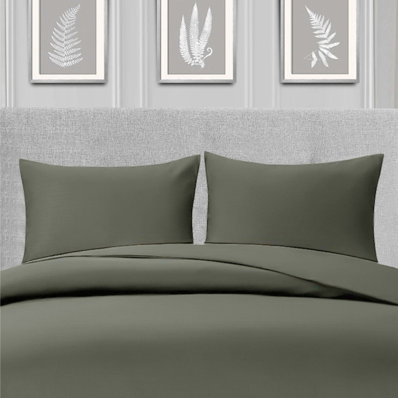100% Egyptian Cotton Duvet Quilt Cover Bedding Set Double King Super King Size
