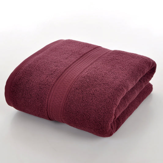Plain Cotton Bath Towel, Soft and Absorbent