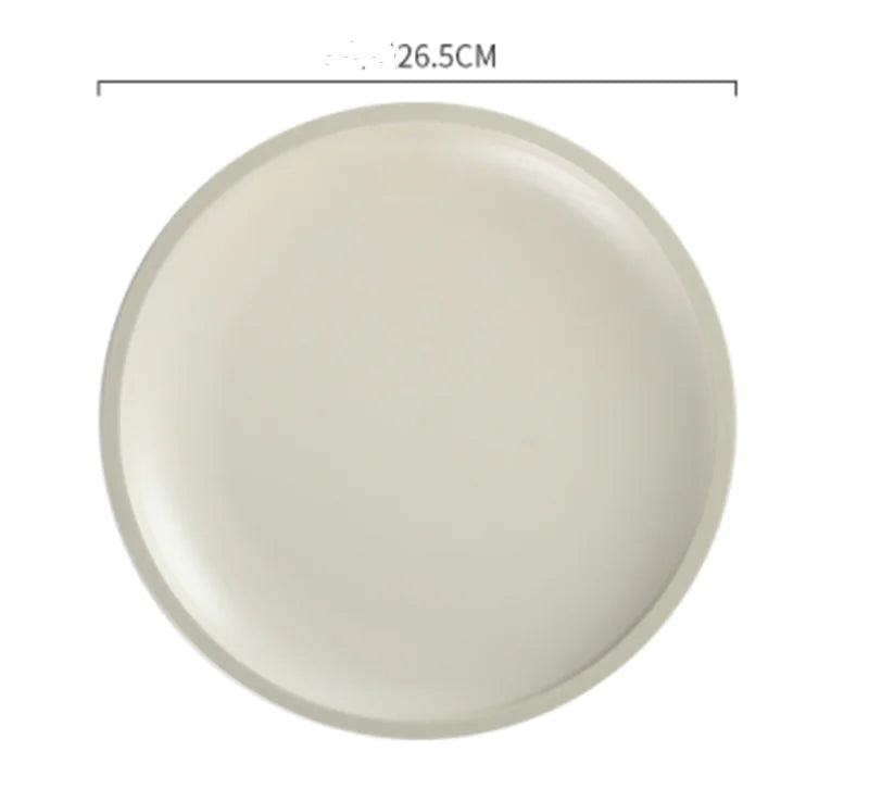 Morandi Matte Ceramic Dinner Plates