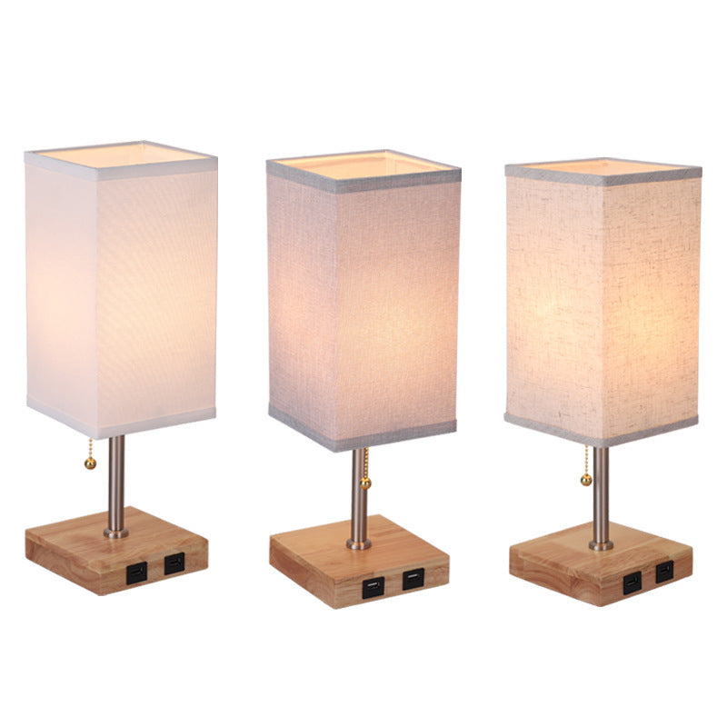 Nordic USB Table Lamp (With Dual USB Charging)