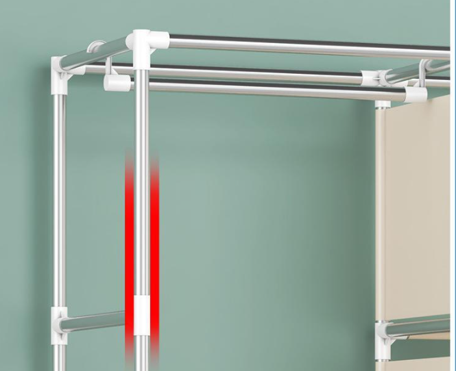 Easy-Assemble Wardrobe & Storage Cabinet (lightweight)