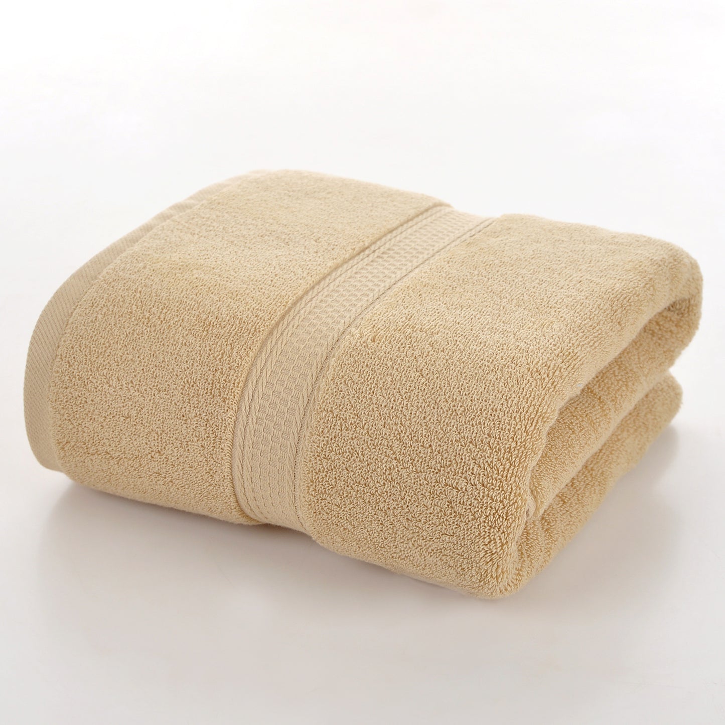 Plain Cotton Bath Towel, Soft and Absorbent