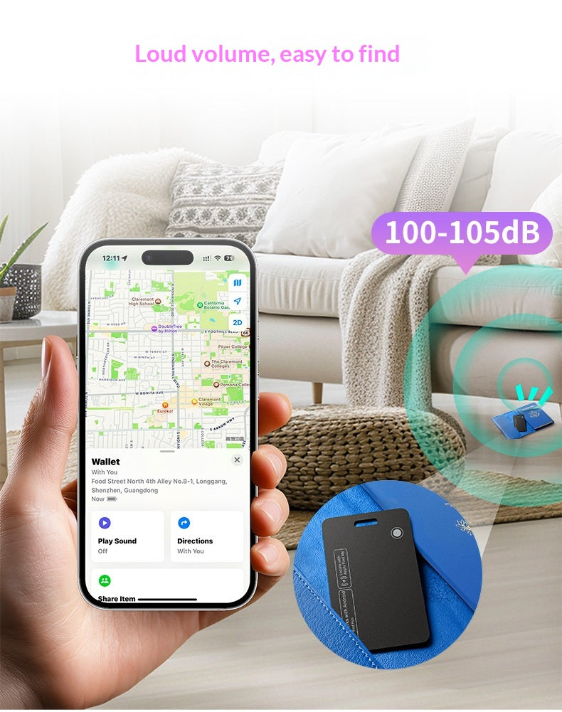 Wallet Tracker Card - Apple & Android Compatible
