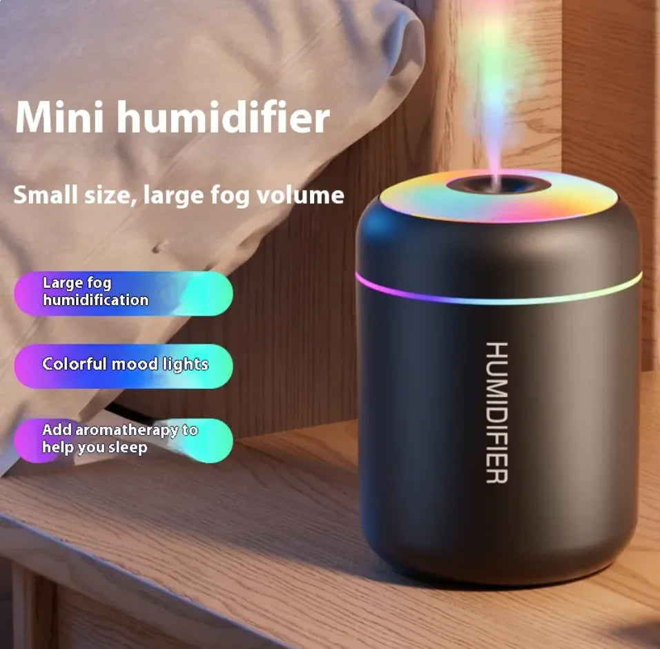 Mini Silent 7-Colour Ambient Light Humidifier