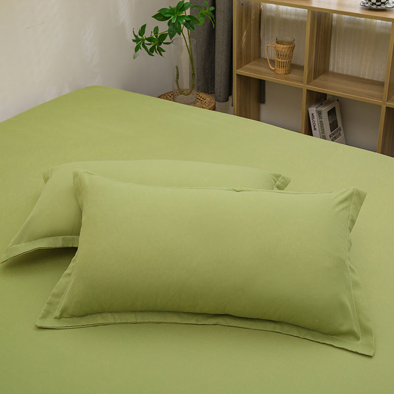 Plain Washed Cotton Pillowcase (48 × 74cm)