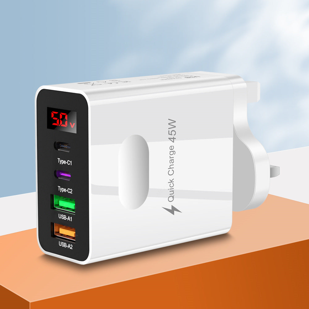 Dual USB-A & USB-C Charger