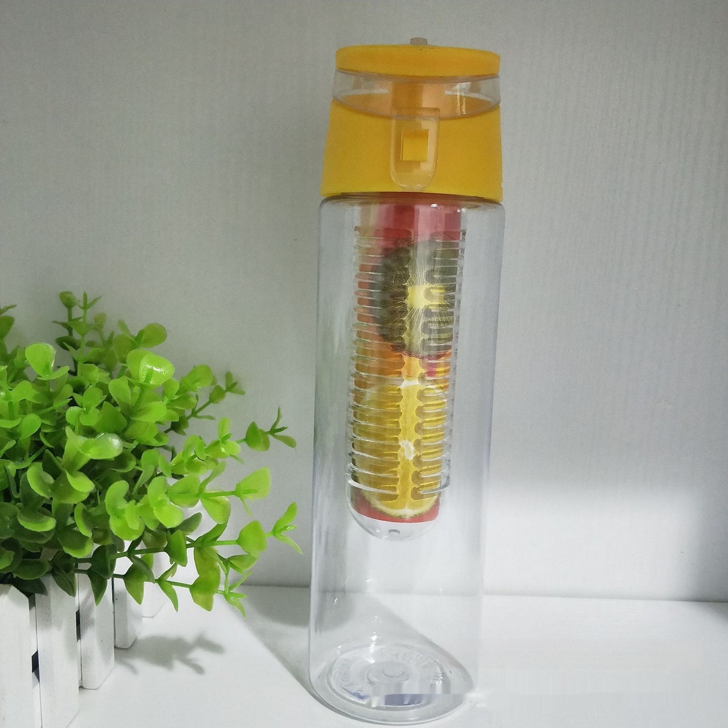Sports Water Bottle (With Flip Lid + Tea Steeper)