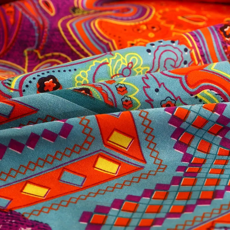 3-Piece Boho Bedding Set. Duvet Cover + 2 Pillowcases