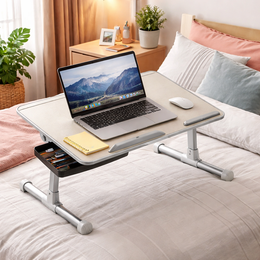 Folding Bed Desk (aka Productivity, But Horizontal)