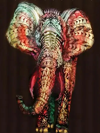 African-Inspired Shower Curtains