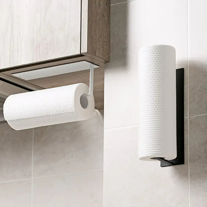 Stick-Up Iron Kitchen Roll Holder