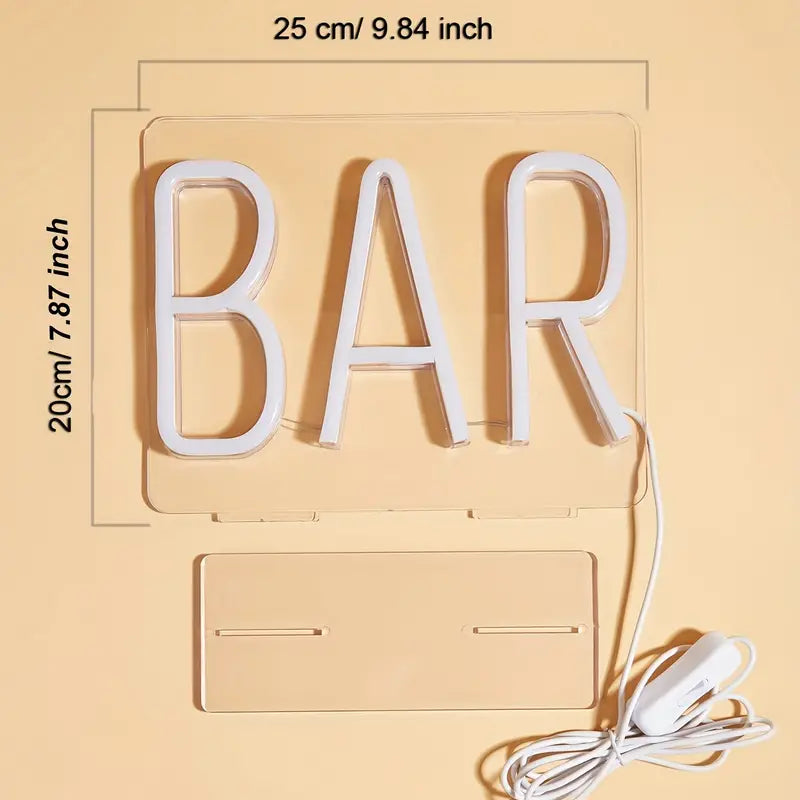 LED “BAR” Neon Sign (USB Powered)