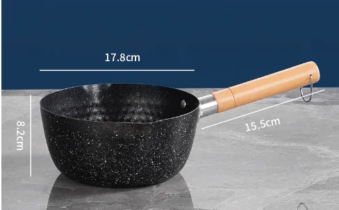 18cm Induction Saucepan with Lid and Non-Stick Coating