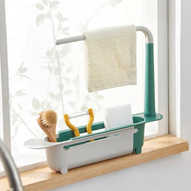 Expandable Sink Storage Rack (aka the Sink-Side Life Organiser)