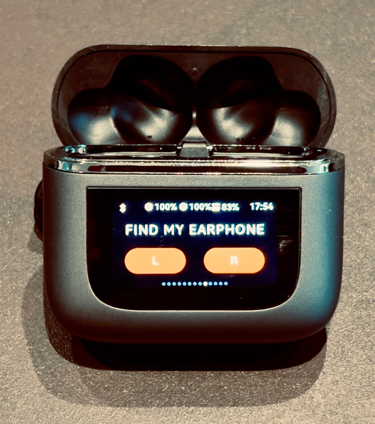 Wireless Noise Cancelling Earbuds with Smart Features Display Charging Case