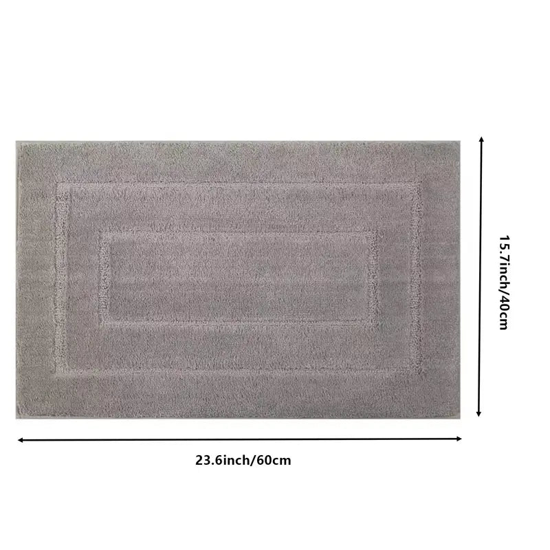 Soft & Absorbent Bath Rug (23.6" × 15.7")