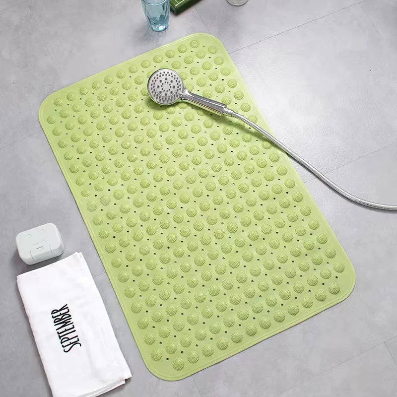 Large Non-Slip Bath Mat with Suction Cups (27.5x13.8 in)