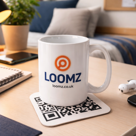 Loomz 15 oz White Glossy Mug