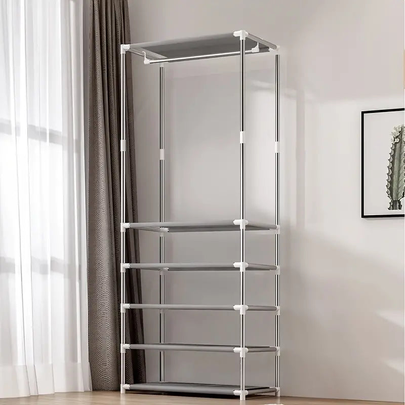 Modern Floor-to-Ceiling Clothes Rack