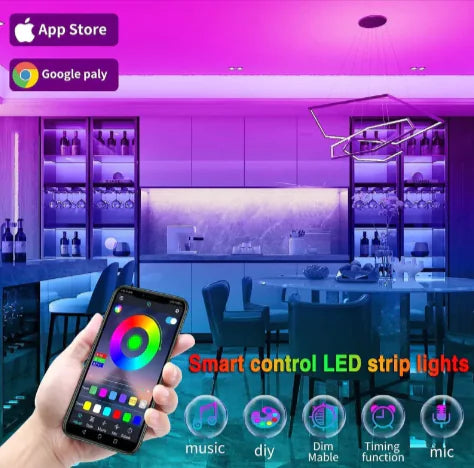 Bluetooth LED Ambient Light Strip (36W)