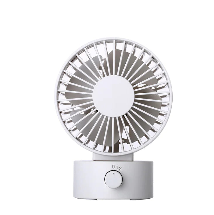 Silent Dual-Blade Mini USB Desk Fan