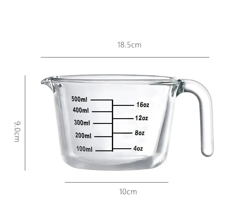 Glass Measuring Jug – Oz, Pints & ML
