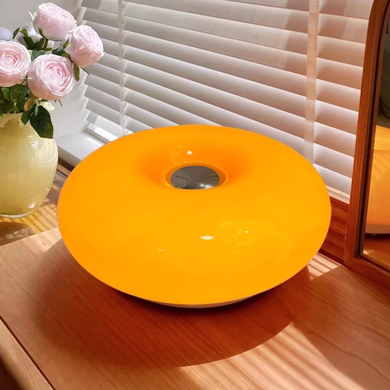 Glass Donut Lamp
