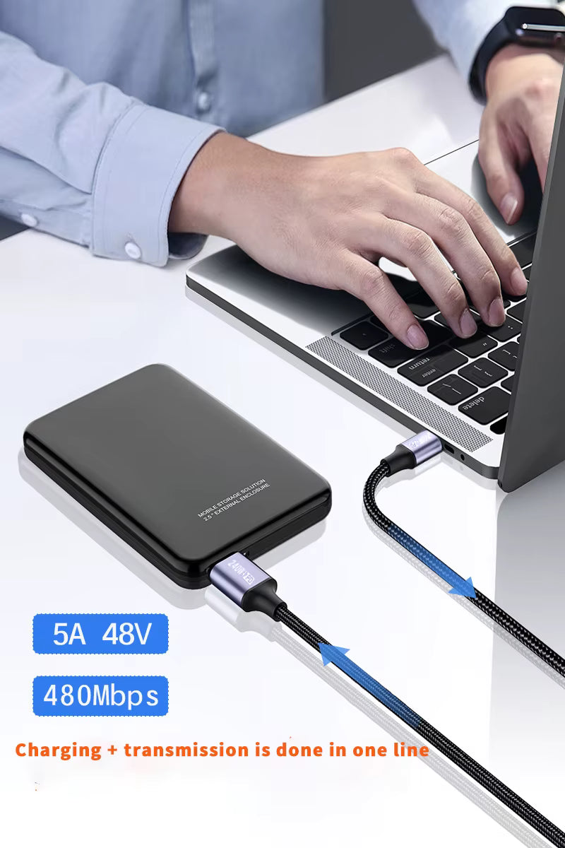 USB C to USB Type C Fast Charging And Data Cable (0.5m to 3m)