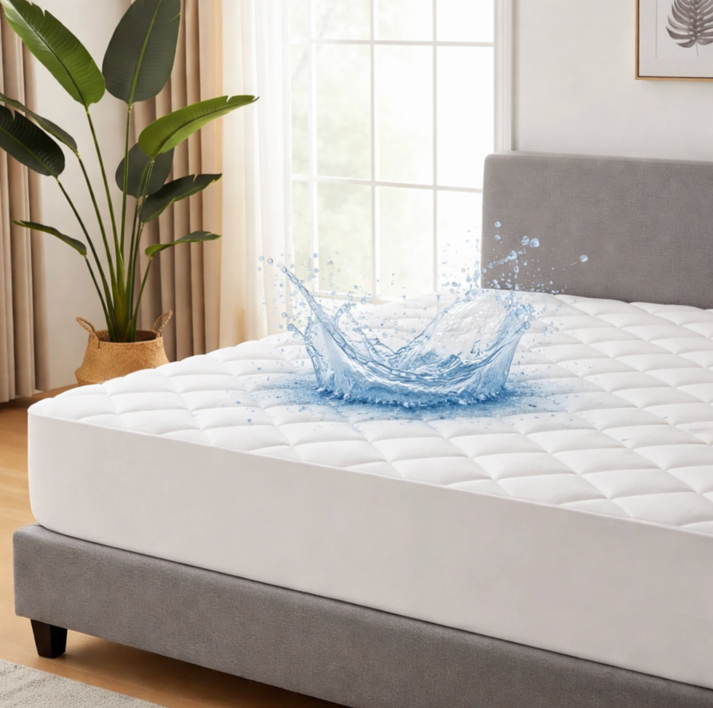 Quilted Waterproof Mattress Protector
