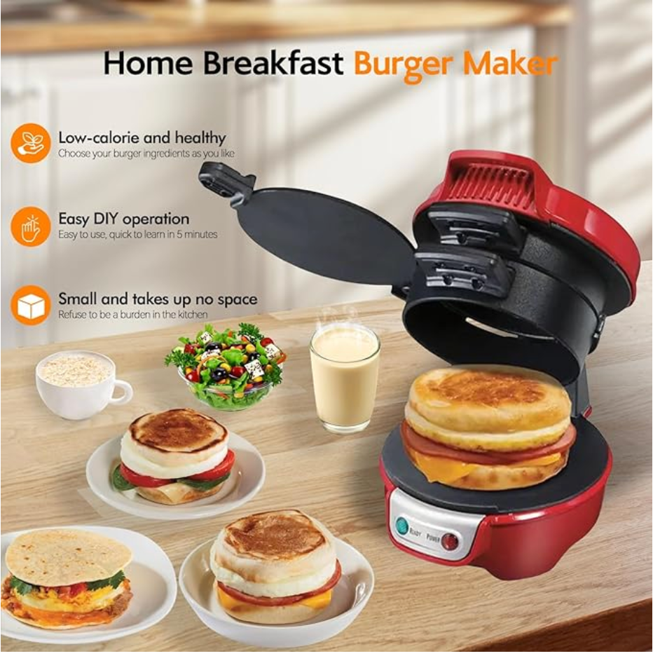 Electric Sandwich, Burger & Muffin Maker