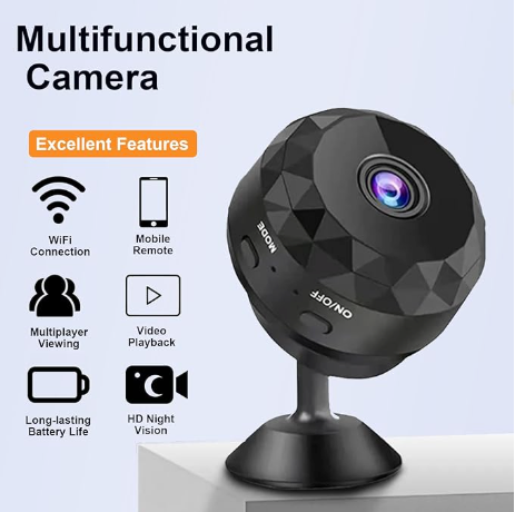 Wireless Mini WiFi Security Camera (HD 1080p)