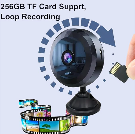 Wireless Mini WiFi Security Camera (HD 1080p)
