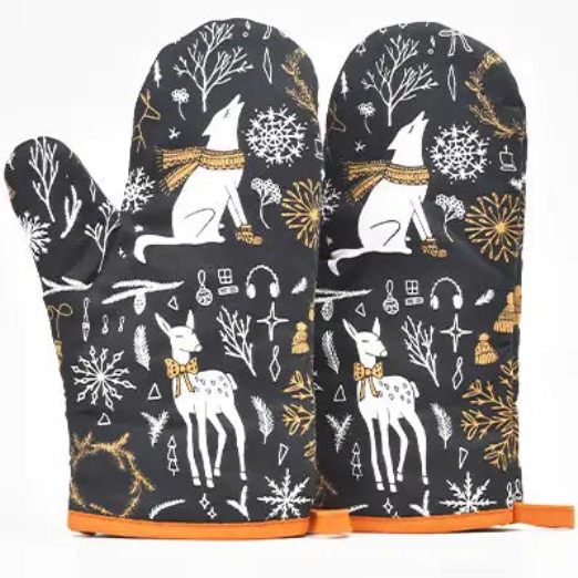 High-Temperature Heat-Resistant Oven Gloves