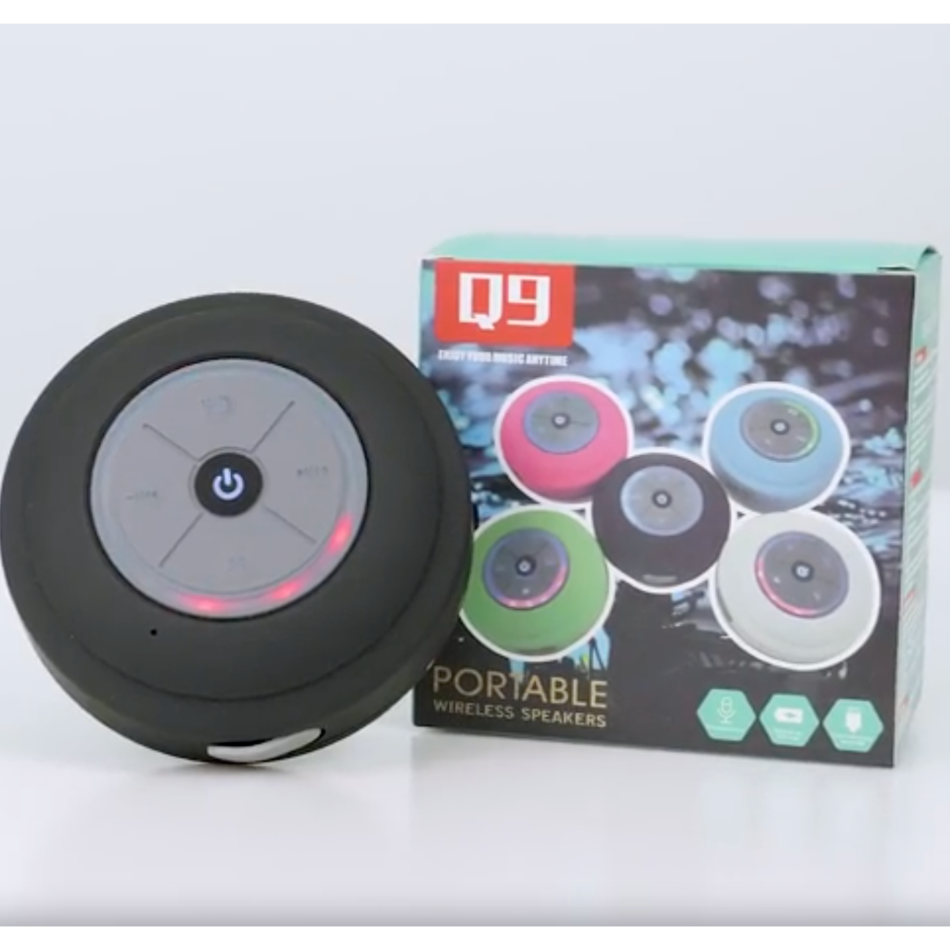 Suction cup Waterproof Bluetooth Speaker
