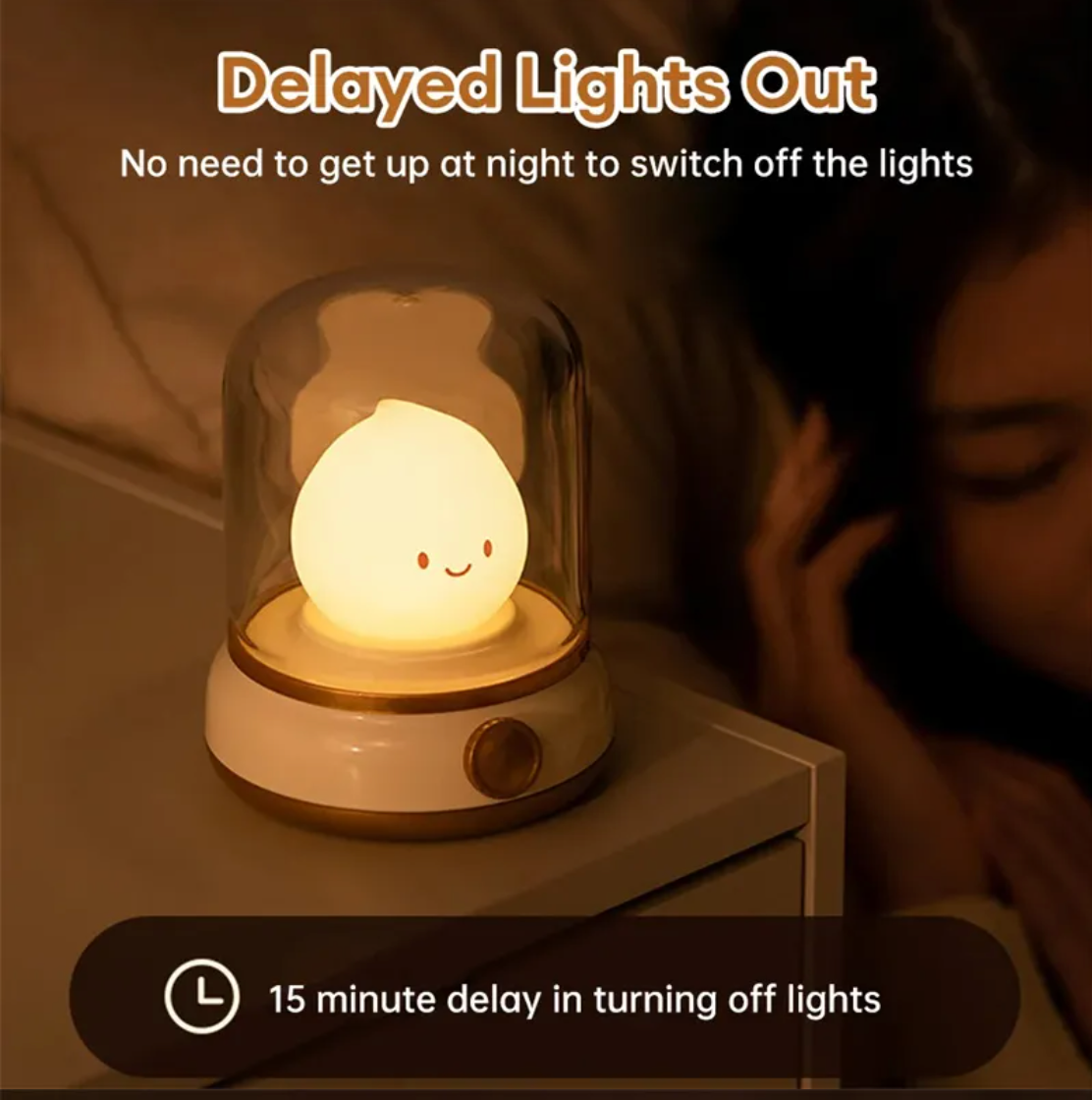 Retro Little Flame Night Lamp (LED. USB rechargable)