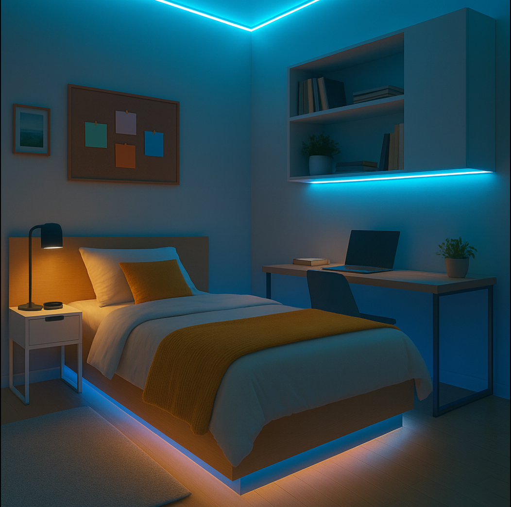 RGB LED Light Strip – Bluetooth App & Remote Control (USB 5V)