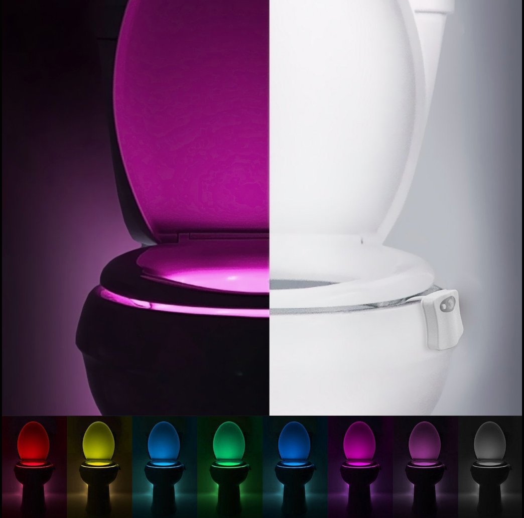 LED Motion Sensor Toilet Night Light