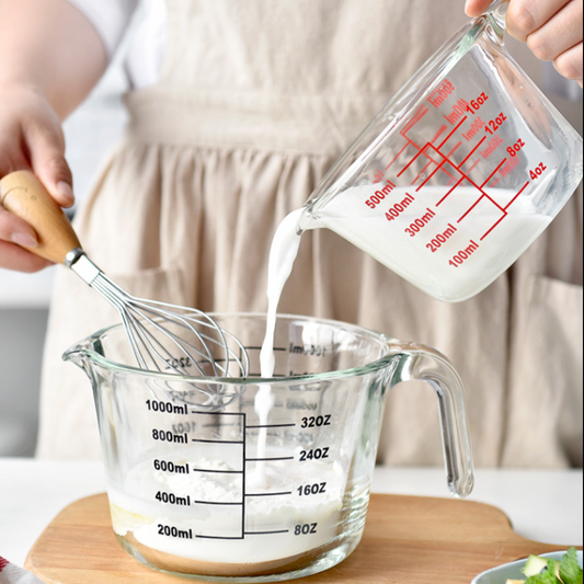 Glass Measuring Jug – Oz & ML