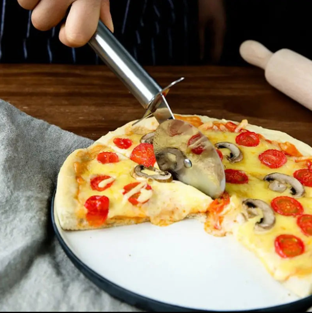 Stainless Steel Single Wheel Pizza Cutter