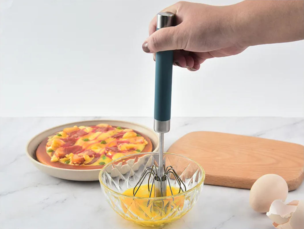 12-Inch Stainless Steel Semi-Automatic Whisk