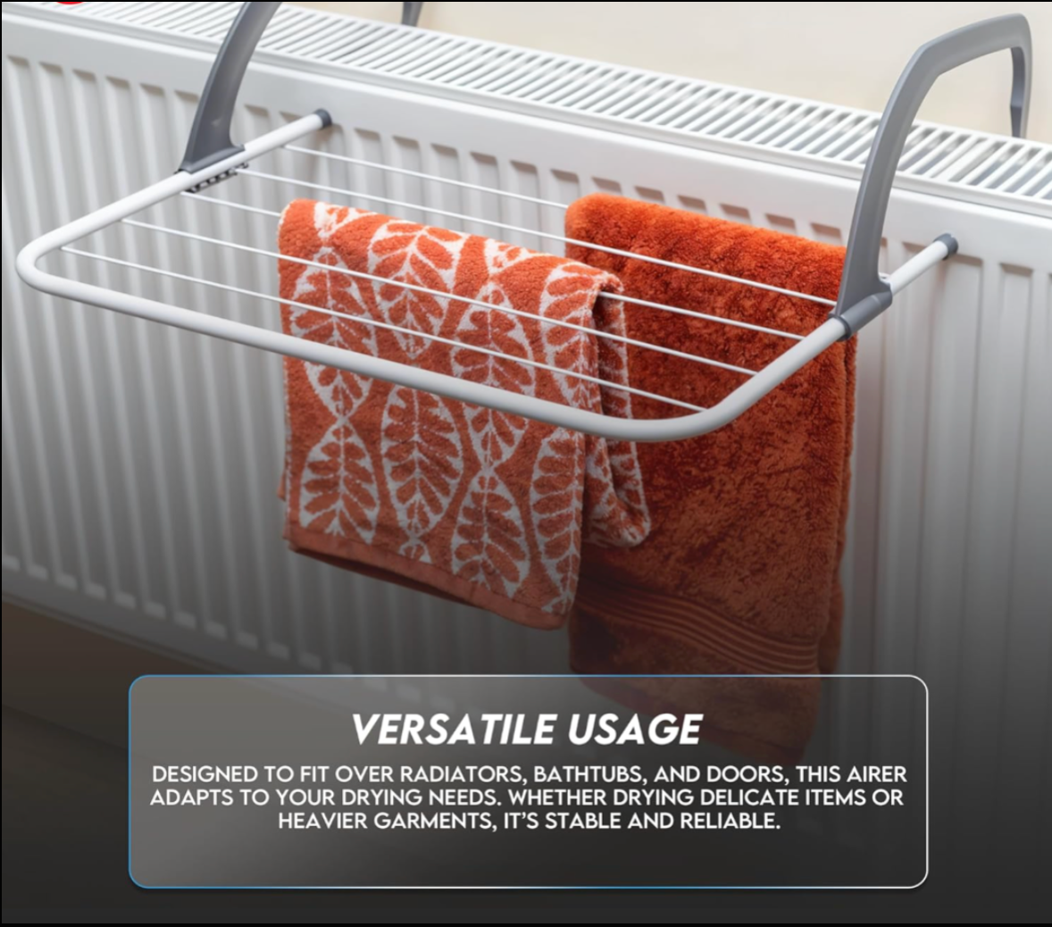 Adjustable Folding Radiator Drying Rack