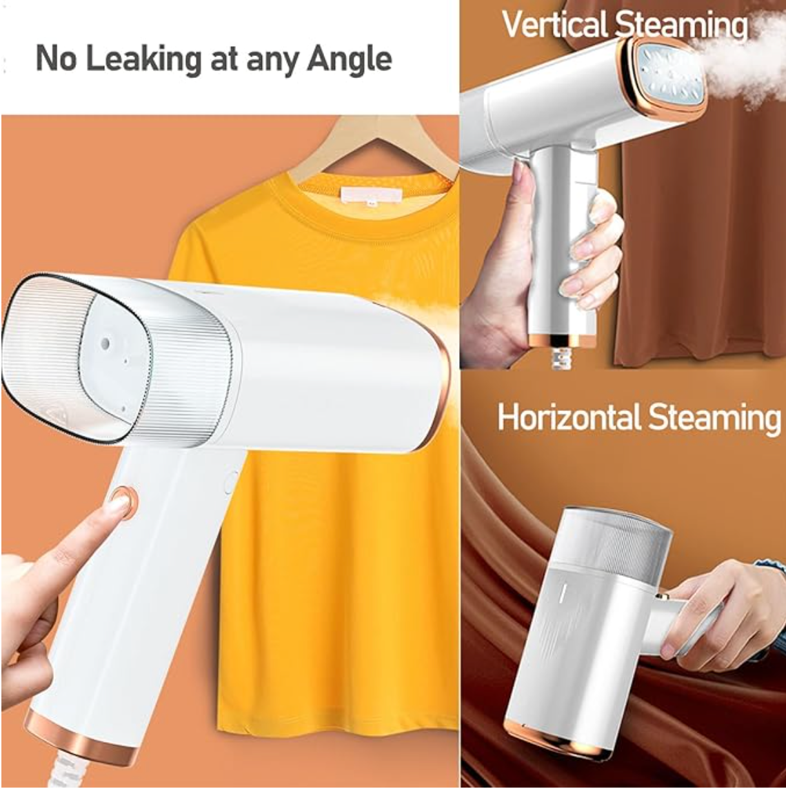 Portable Foldable Garment Steamer Iron – 1000W