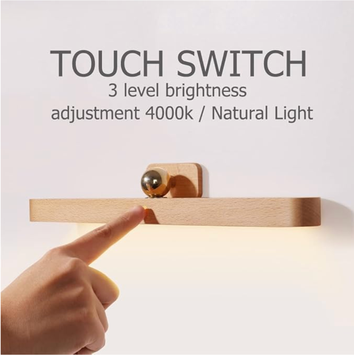 USB Rechargeable Magnetic LED Wall Light