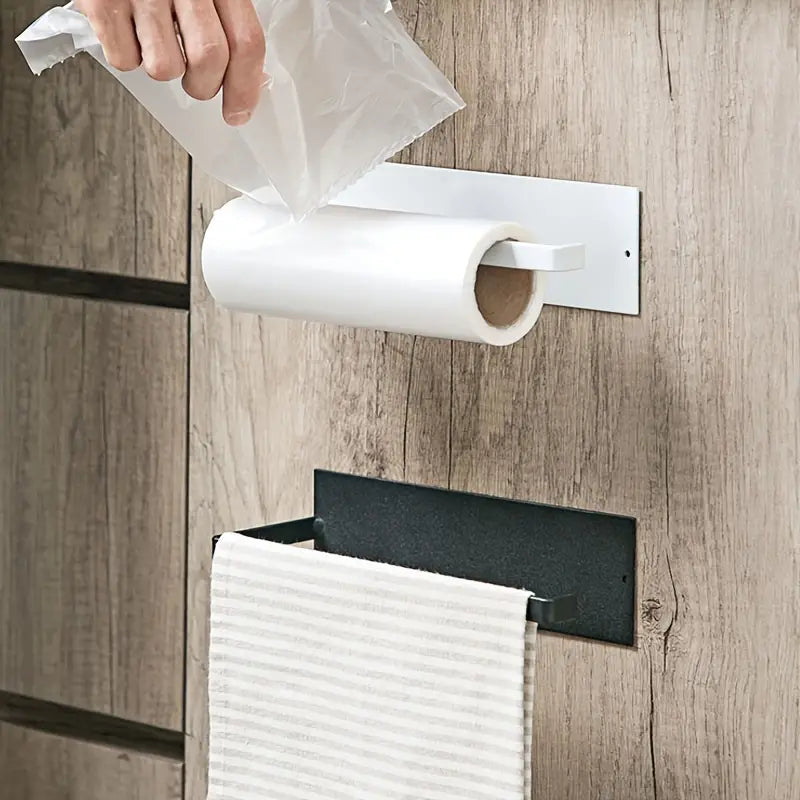 Stick-Up Iron Kitchen Roll Holder