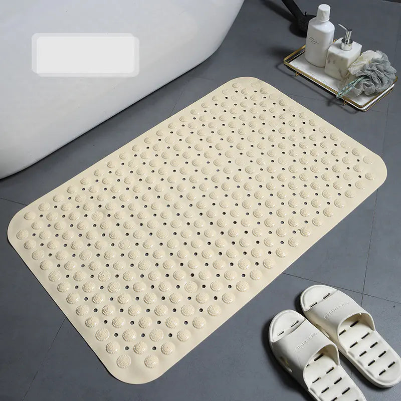 Large Non-Slip Bath Mat with Suction Cups (27.5x13.8 in)