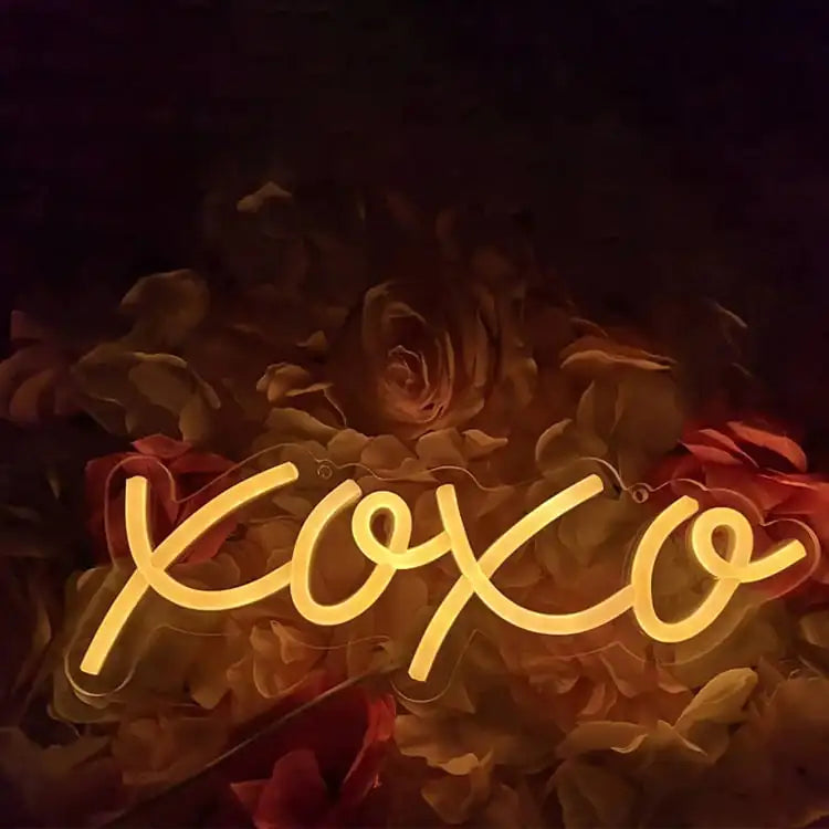 USB Acrylic Lamp "xoxo"