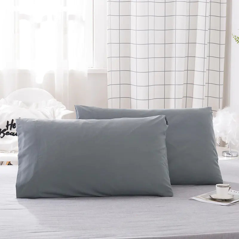 Solid Colour Pillowcase Set (2-Pack)