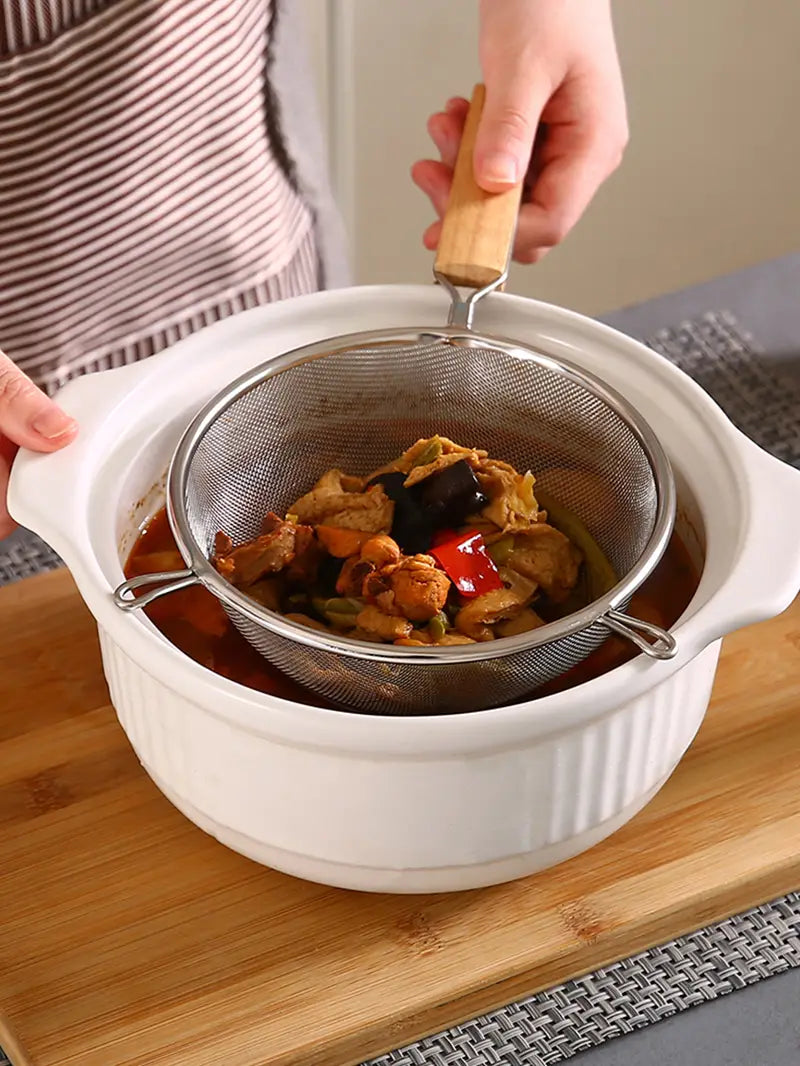 Double Hanging Ear Filter Sieve / Colander